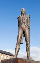 Bantry, West Cork, Ireland. Statue of Theobald Wolfe Tone, Irish Revolutionary and Founding Member of United Irishmen